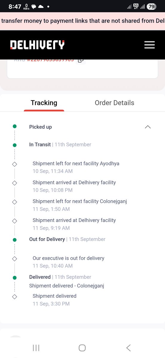 My order ID is 37776534. The courier brother has not delivered my item to me and it is showing received. Please check. 
<a href="/HammerLifestyle/">Hammer</a>