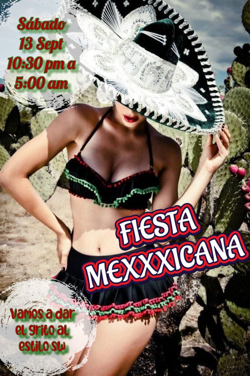 🍍Es jueves y aún no tienes plan para el sabadito? Pues aquí te tenemos una opción❗Ven a dar el grito al estilo sw en una noche súper hot 🔥 No olvides reservar ya que es cupo limitado‼️ 

Más información por MD