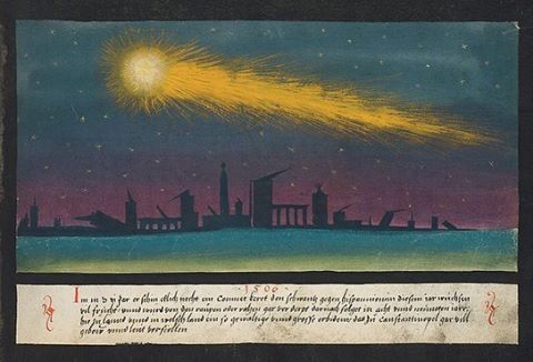 PublicDomainRev's tweet image. Comets from The Augsburg Book of Miracles, 16th century.
💫 
More in our post "Flowers of the Sky", of depictions spanning almost a whole millennium of comets, meteors, meteorites and shooting stars: publicdomainreview.org/collection/flo… #comets #meteors #shootingstars #meteorshower