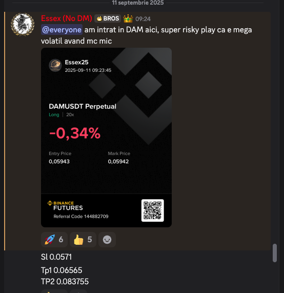 Essex2507's tweet photo. Once again inside the  @AltcoinSurfers we are the Market Makers. 

$DAM https://t.co/m2SQJkxnlt