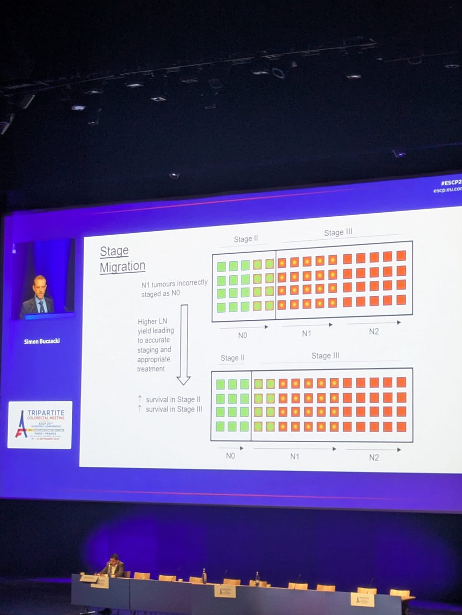 Honoured to give the <a href="/ACPGBI/">@ACPGBI</a> keynote at <a href="/escp_tweets/">European Society of Coloproctology</a> #Tripartite #ESCP2025. The data are the data whether you like it or not! #lymphnodes. Fantastic meeting.