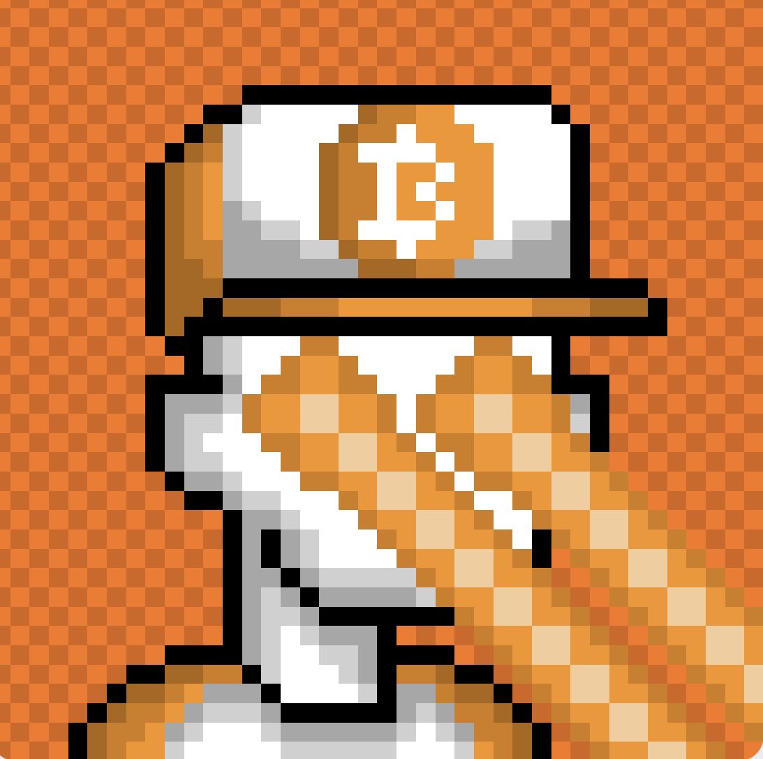 Grraccie's tweet photo. Pixel art on Bitcoin 🧡 https://t.co/ojg2eb5iDJ