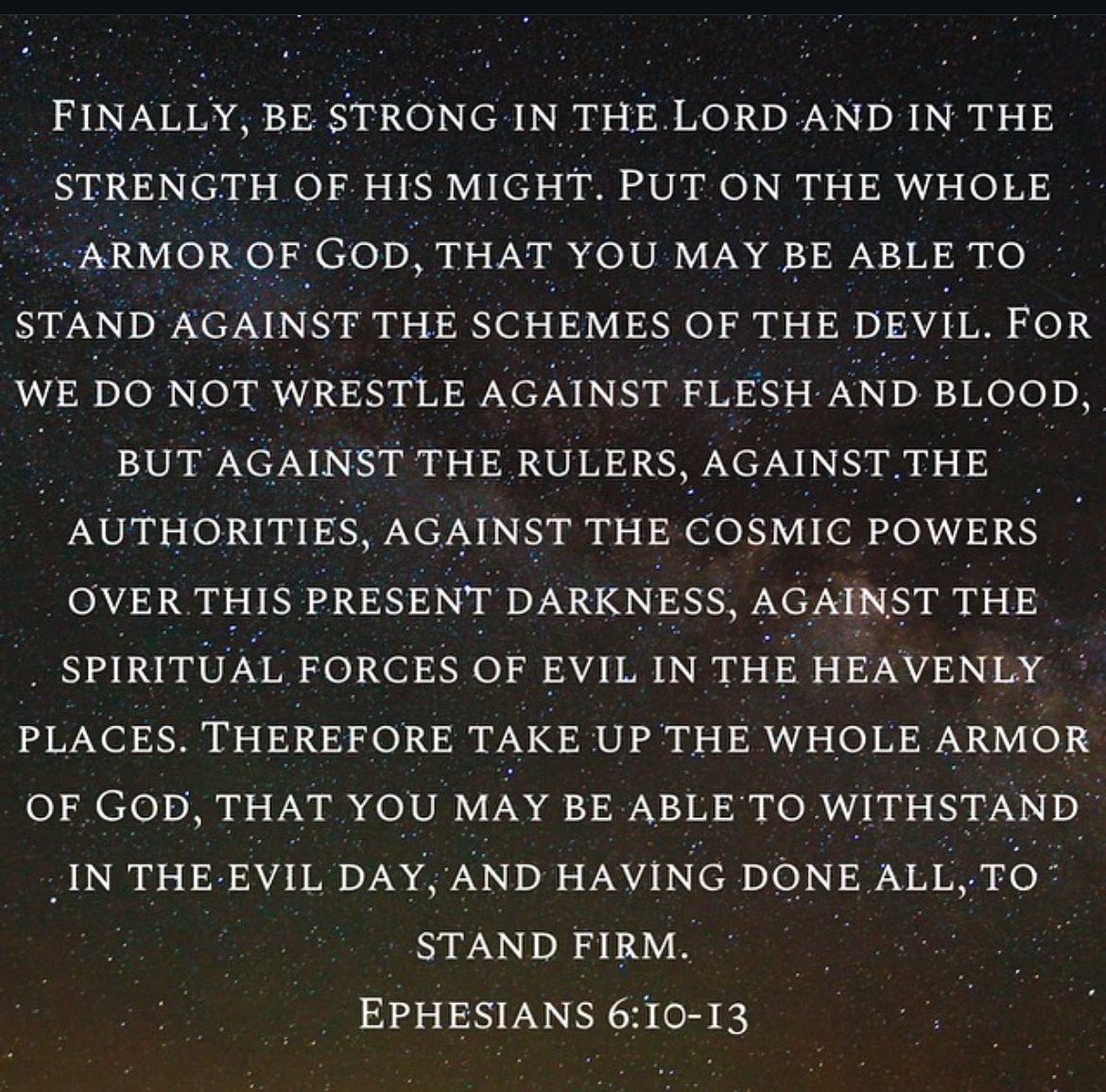 LeNay's tweet photo. It’s time the body of Christ comes together. Being unified and ready to fight the spiritual battle that we are in. Clothing ourselves in the armor given to us by God. https://t.co/fc6IaMeIbo