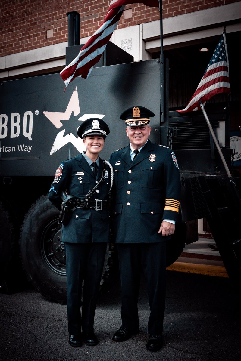 Several years ago on 9/11, I met a great <a href="/MissionBBQ/">MISSION BBQ</a> employee who now serves as a standout <a href="/FairfaxCountyPD/">Fairfax County Police</a> police officer. Keep climbing, PFC Craig! JoinFCPD.org