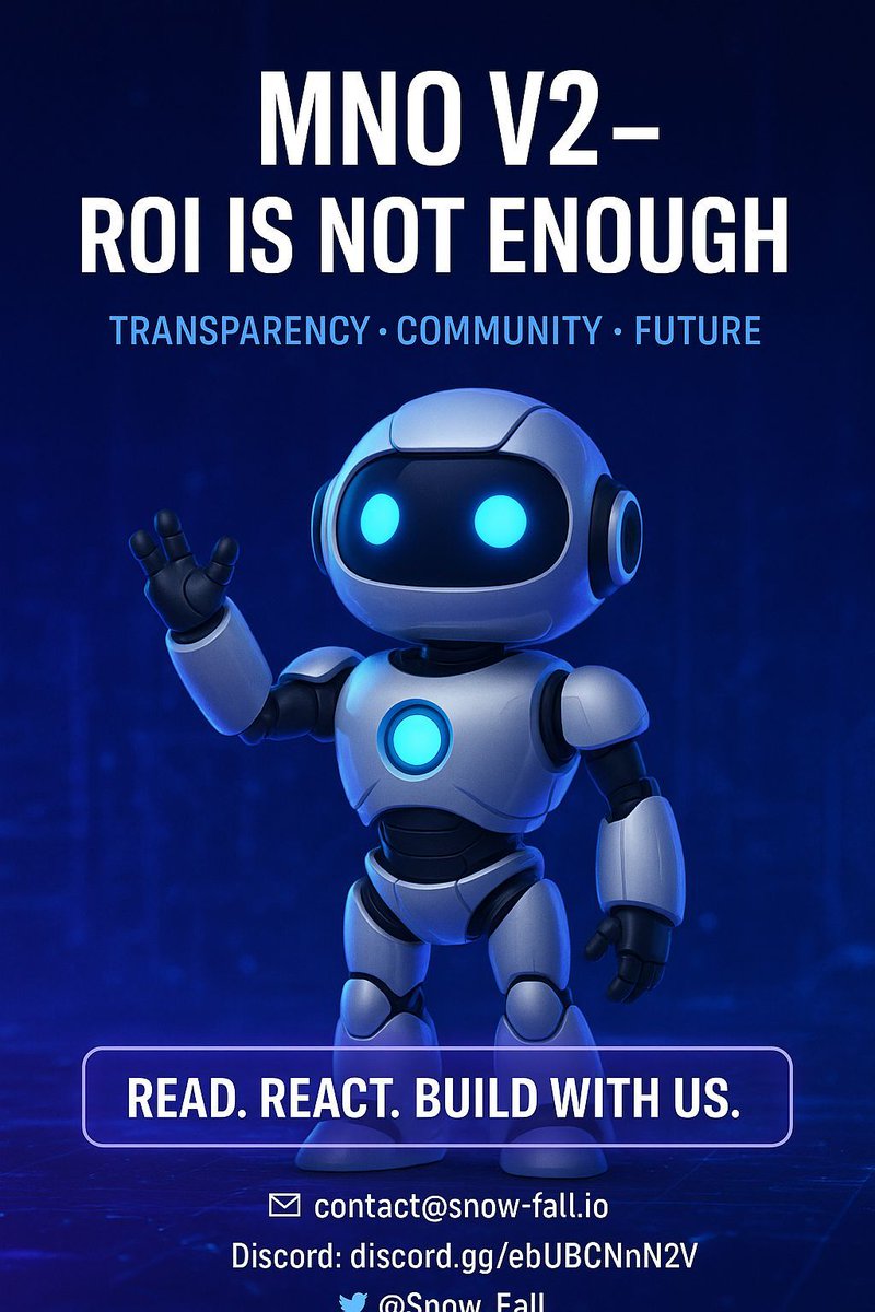 Hier, nous avons publié notre manifeste pour une nouvelle boussole des masternodes.

À vous de jouer ⬇️
👉 MNO V2 doit-il être communautaire, financé par les projets ou hybride ?
👉 Quels critères sont les plus importants : ROI, liquidité, gouvernance, communauté ?
👉 Les projets