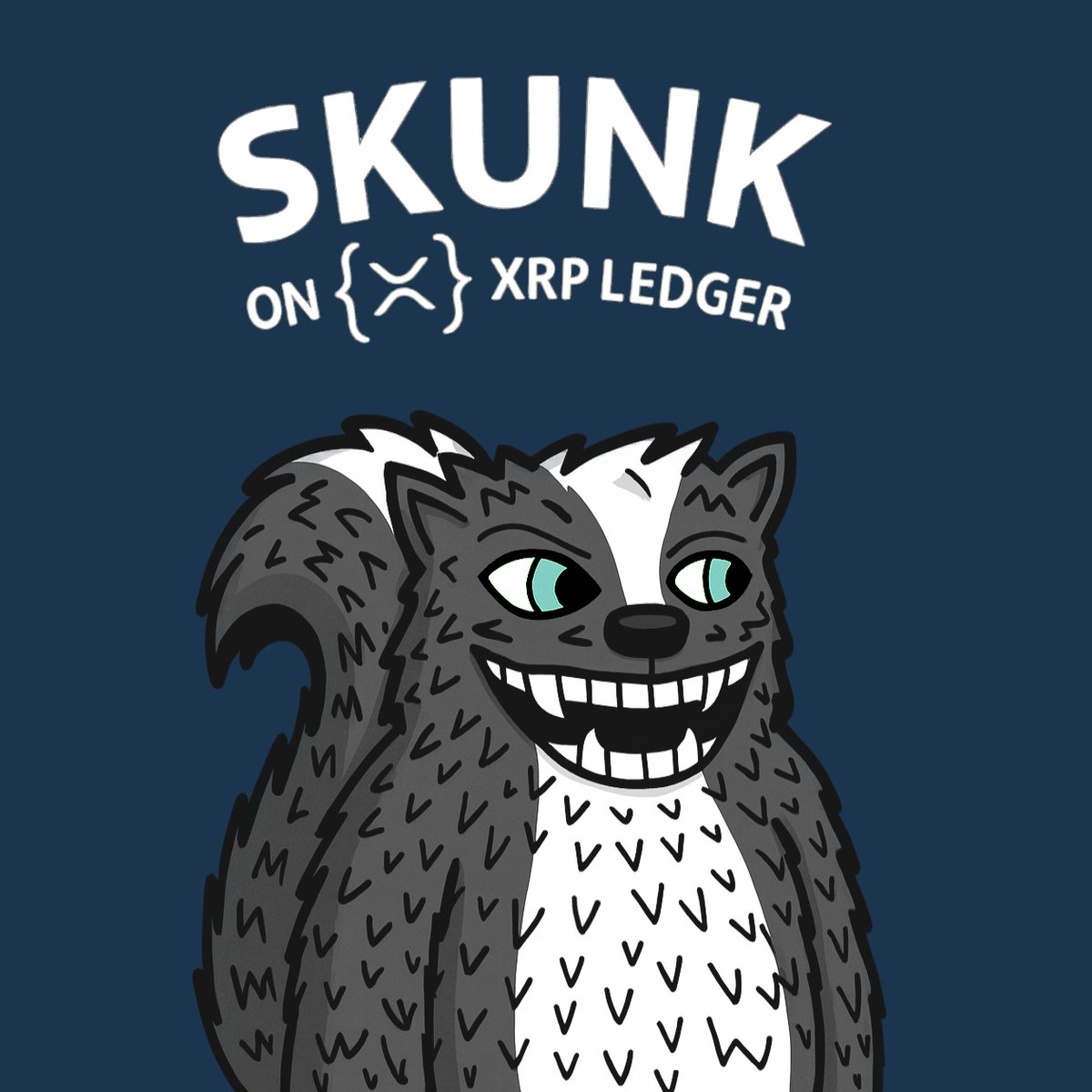 SkunkXRP's tweet photo. The X page for $SKUNK is Now Live!

Also, we're almost all minted out on the NFTs. Grab your Skunk NFT here: https://t.co/5XKh3iX6fQ https://t.co/iZph9o6tWV