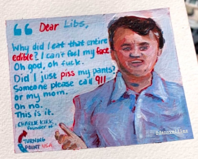 throwback to this painting i did in 2021 cause i hated him then too