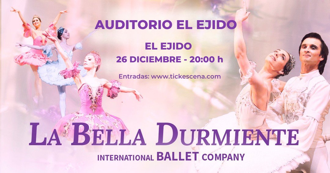 🩰✨ International Ballet Company presenta La Bella Durmiente
📍 Auditorio de El Ejido
📅 26 diciembre | ⏰ 20:00 h
🎟️ Entradas 👉 tickescena.com/Evento.aspx?id…
#Ballet #LaBellaDurmiente #InternationalBalletCompany #ElEjido
