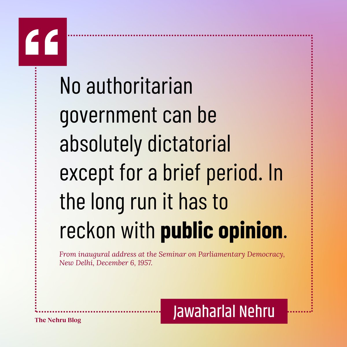 TheNehruBlog's tweet image. Public Opinion. 
#nehru
