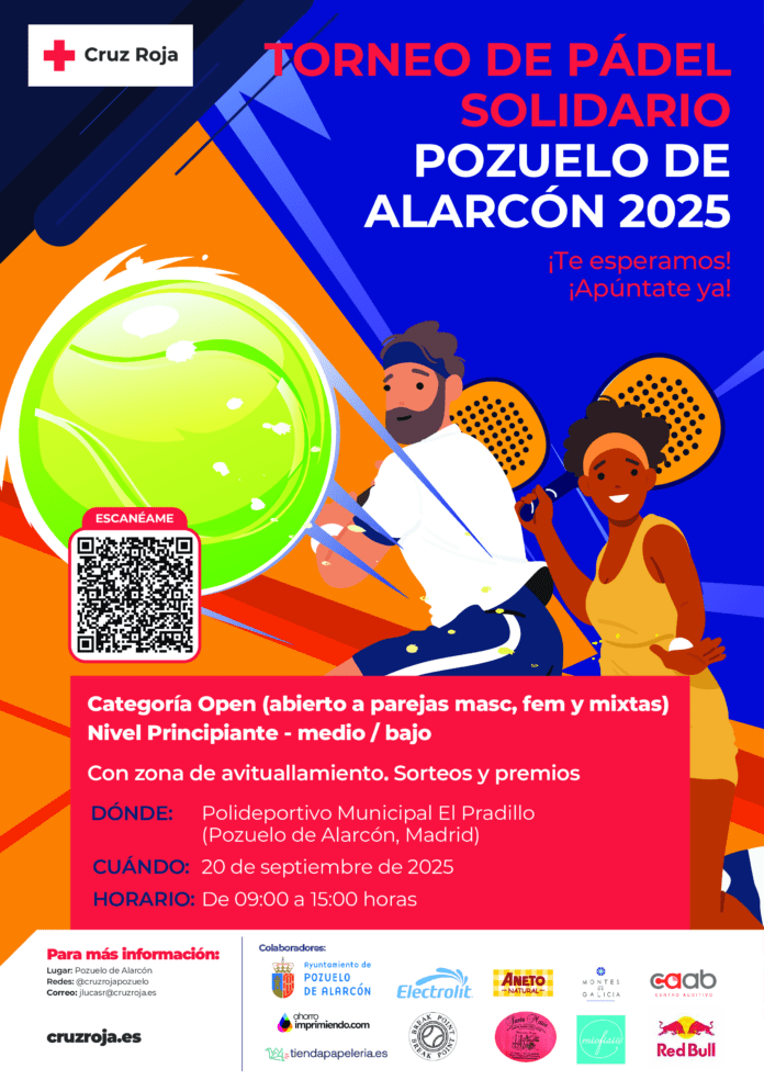 [Pozuelo de Alarcón] Deporte y solidaridad se dan cita en el I Torneo de Pádel Solidario organizado por la asamblea zonacreo.com/cruz-roja-pozu… a través de <a href="/CruzRojaMadrid/">Cruz Roja en la Comunidad de Madrid</a>
