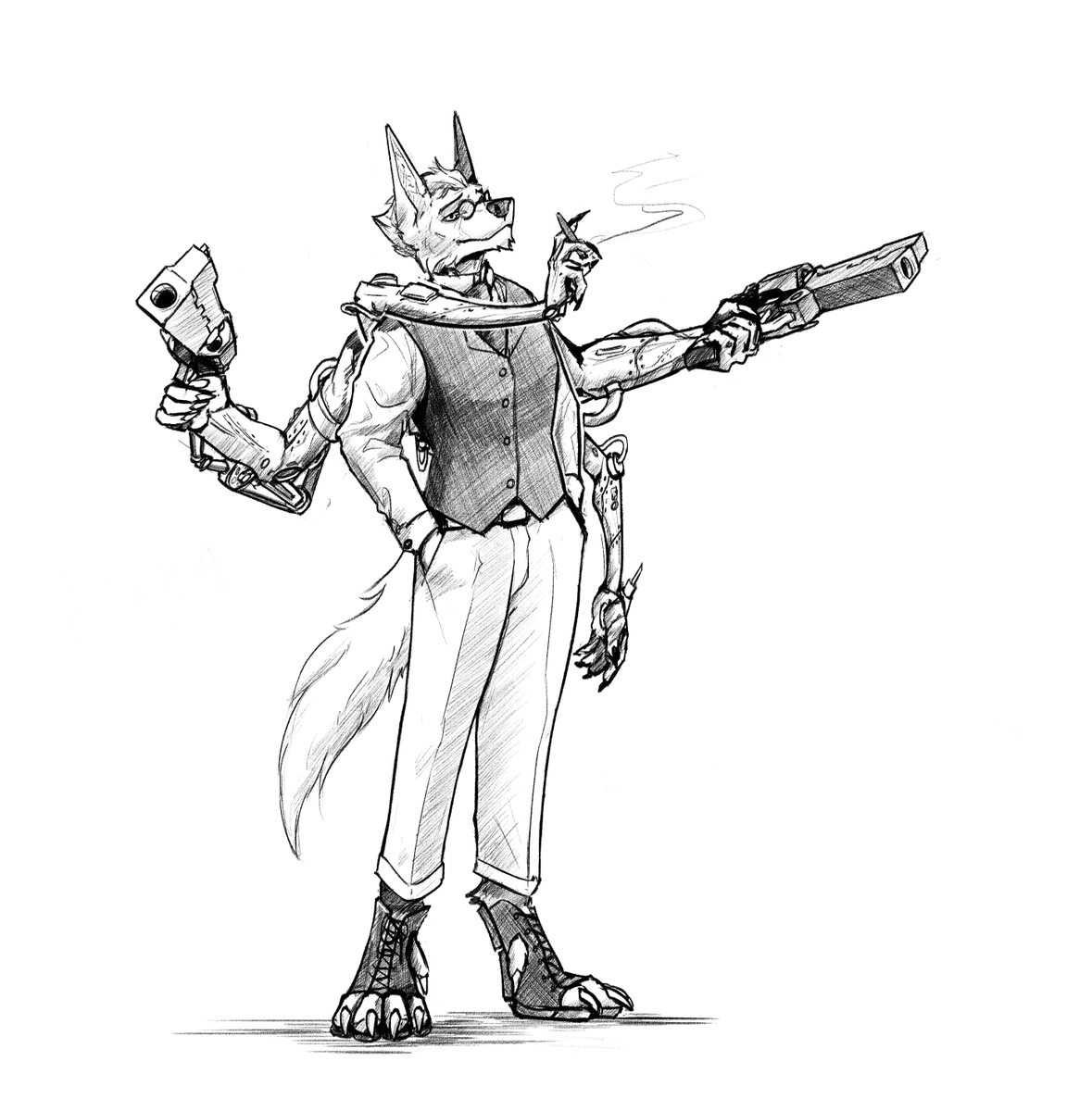 Hyena_Creature's tweet photo. sketch of one of my chars - Chief the yote
#furry #furryart https://t.co/AMiw33IGtF
