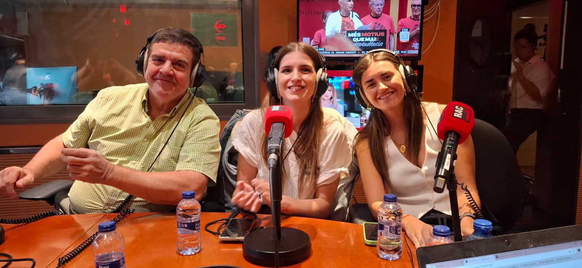 📌 En marxa el “𝐓𝐄𝐌𝐏𝐒 𝐀𝐅𝐄𝐆𝐈𝐓” amb Toni Clapés i <a href="/EdgarFornos/">Edgar Fornós</a>, avui amb la col·laboració de:    

➡️@gemmamallorca
➡️<a href="/fredericporta/">Frederic Porta</a>
➡️<a href="/Laia_Cervello/">Laia Cervelló Herrero</a>

I la participació d’<a href="/Arnauvilasnche/">Arnau Vila Sánchez</a>
rac1.cat/directe