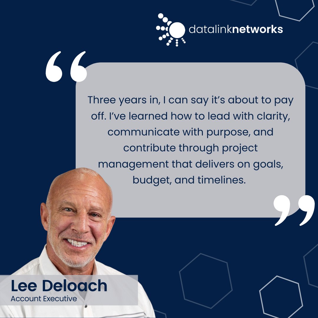 3 years. Countless lessons. Big wins.
Lee Deloach is making waves at Datalink—leading with clarity, managing with purpose, and embracing AI to drive results.
Here’s to a breakout year! 🎉 #WorkAnniversary #Datalink #TechLeadership
