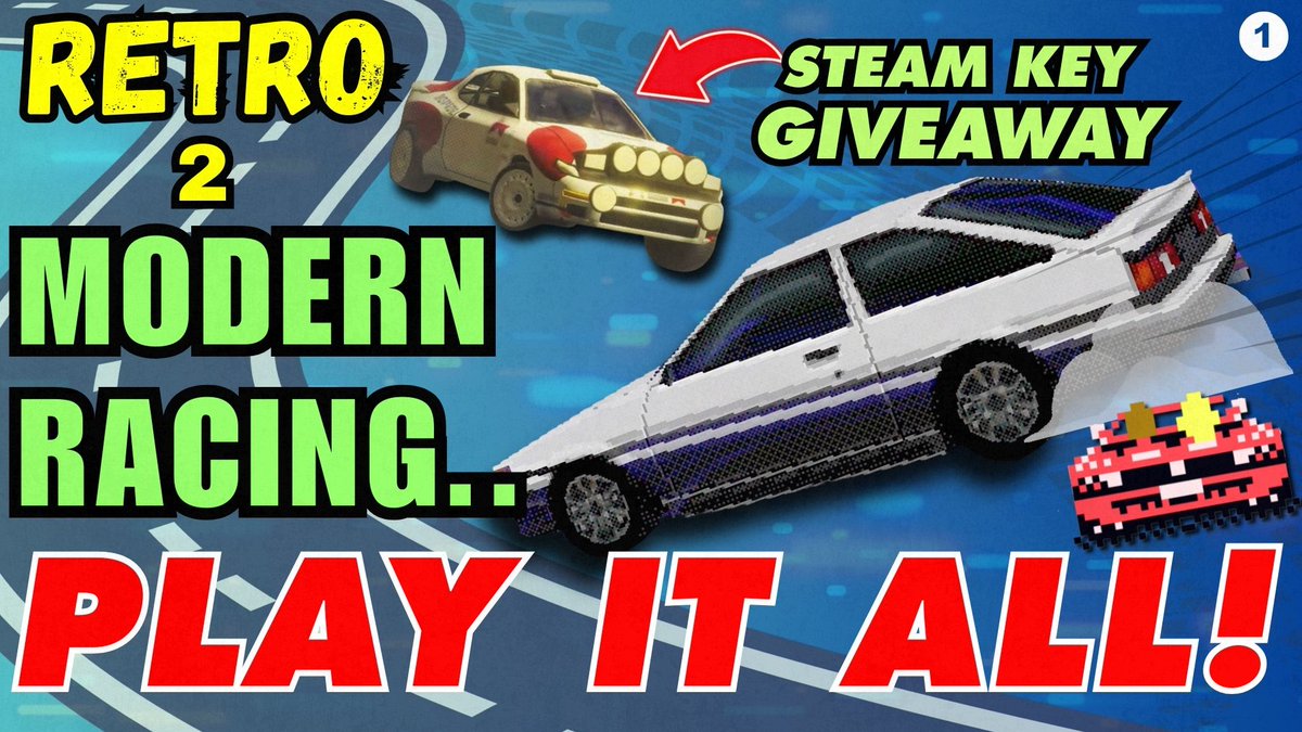 ArcadeRacing_0's tweet image. New video is OUT! &quot;Retro 2 Modern EP 1&quot; - 6 AWESOME GAMES feature in this one.

Featuring brilliant work done by 
@EGVroom, @NETK2GAMES, @chaomix, @Moi0210_, @Goblan_1, @__silent_ &amp;amp; AuToMaNiAk005!!!

LINK! 🔽🔽🔽