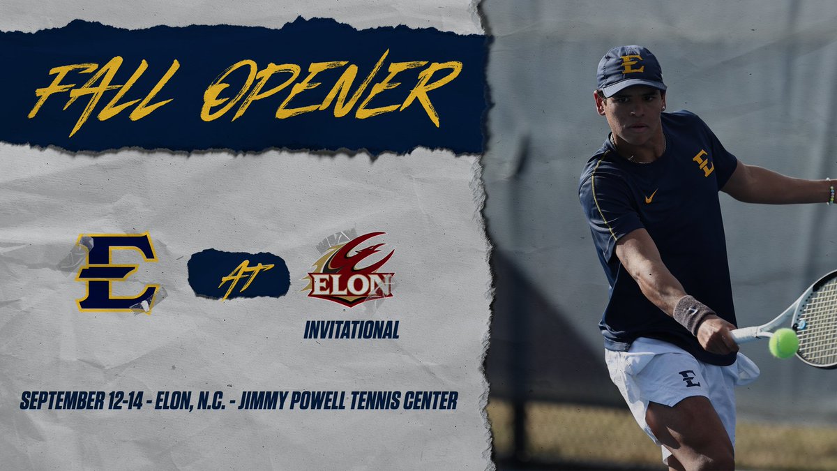 🎾 𝙁𝙖𝙡𝙡 𝙊𝙥𝙚𝙣𝙚𝙧 🎾

Good luck to our Bucs this weekend as they open their fall season at the Elon Invitational! Check out our full fall schedule by following the link below. 

🔗: etsubucs.com/sports/mens-te…