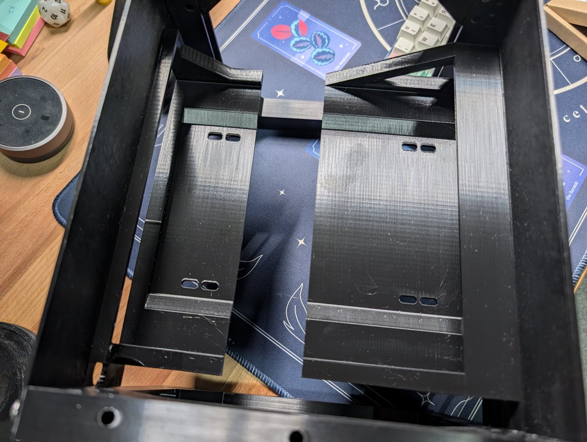 codeNtacos's tweet image. The mini rack for the home lab is coming along nicely. Test fitting the mini PC. The test fit video was before the rear support was finished printing seen in the other photos.