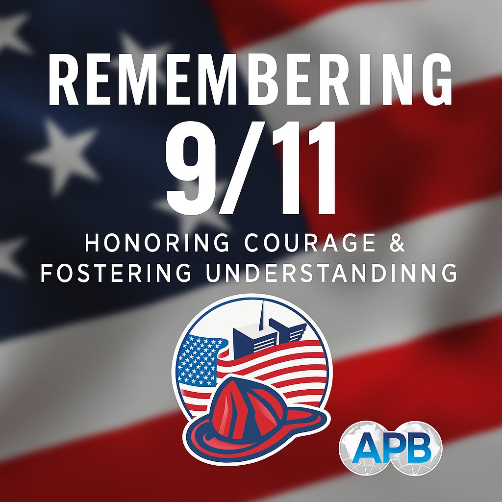 Today we remember #September11, 2001. We honor the lives lost, the bravery of 1st responders &amp; the #resilience of communities that came together in the face of tragedy. At #APBspeakers, we believe in the power of voices to inspire, heal &amp; #unite. May we continue to carry forward.