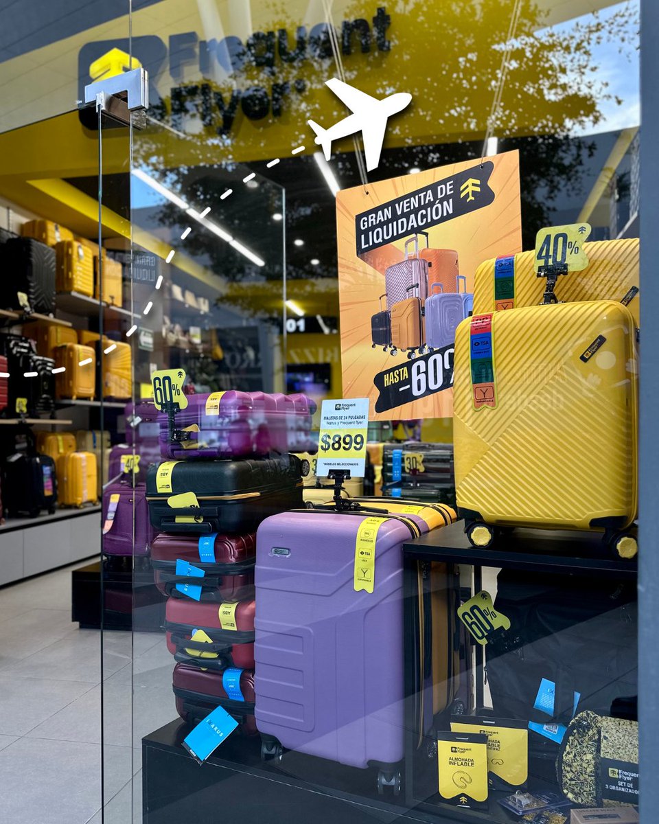 viaaltamx's tweet image. 🌟 ¡Aprovechas las liquidaciones que Frequent Flyer tiene para ti! 
Hasta 60% de descuento en una selección de maletas y bolsas. 🧳 
¡Todo lo que necesitas para tus próximas aventuras!

📍 En Via Alta Salamanca.

#ViaAltaSalamanca #TuViaALaModa #FrequentFlyer