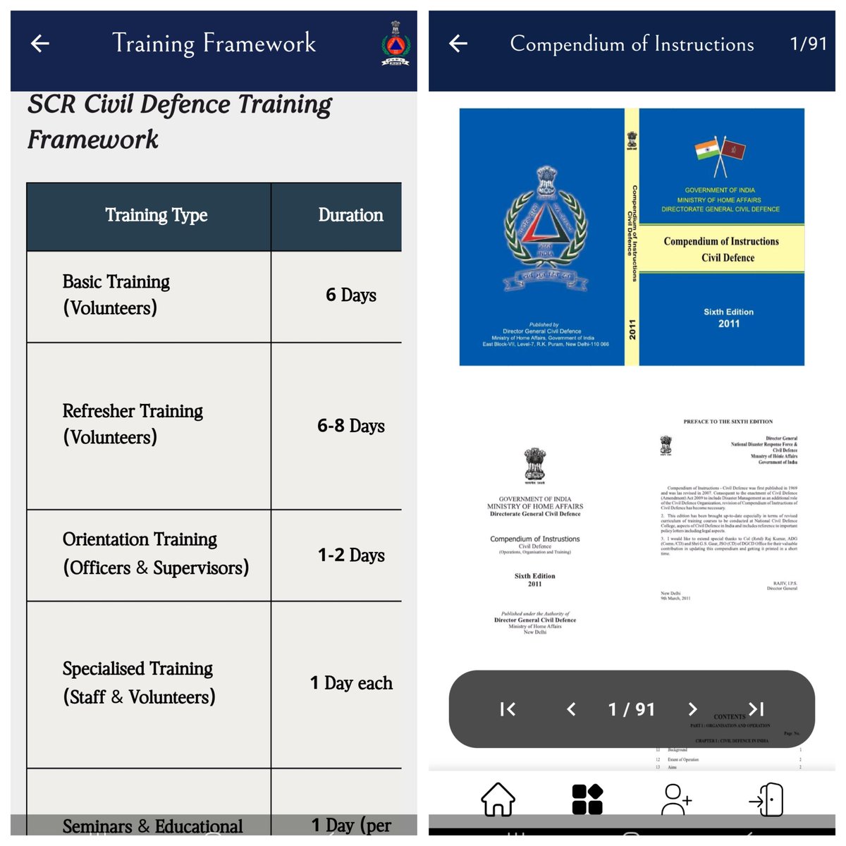 SCRCivilDefence's tweet image. Shri Ajit Kumar Jha, ED/CE(G) & Director Civil Defence, Railway Board, inaugurated the SCR Civil Defence Mobile App on 10th Sept 2025 at Rail Bhavan, New Delhi.
A step forward in emergency response, coordination & safety.
@RailMinIndia @MHAINDIA @DGFSCDHG @SCRailwayIndia @NDRFHQ