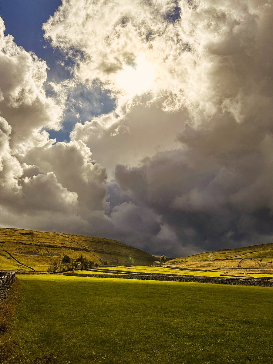 The most dramatic of September skies today.