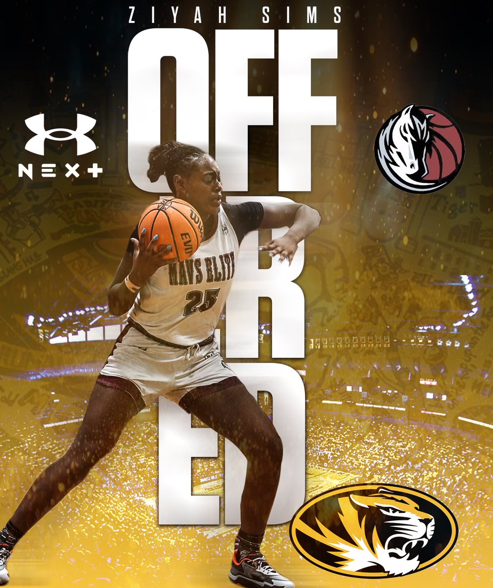 Congratulations <a href="/ZiyahSims22/">Ziyah Sims</a> on your offer from <a href="/MizzouWBB/">Mizzou Women’s Basketball</a> HC <a href="/KellieHarper/">Kellie Harper</a> #MavsEliteStrong #YouShouldBeHere