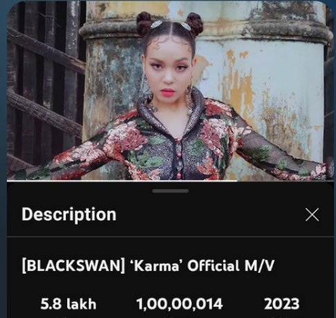 aneke___angel's tweet photo. BLACKSWAN Music Video 'KARMA' finally reached 10 million views😍
Congratulations to all luminas🎊but let's not stop here. Let's continue to stream all their music videos😍😍 https://t.co/6agCrNzG6A