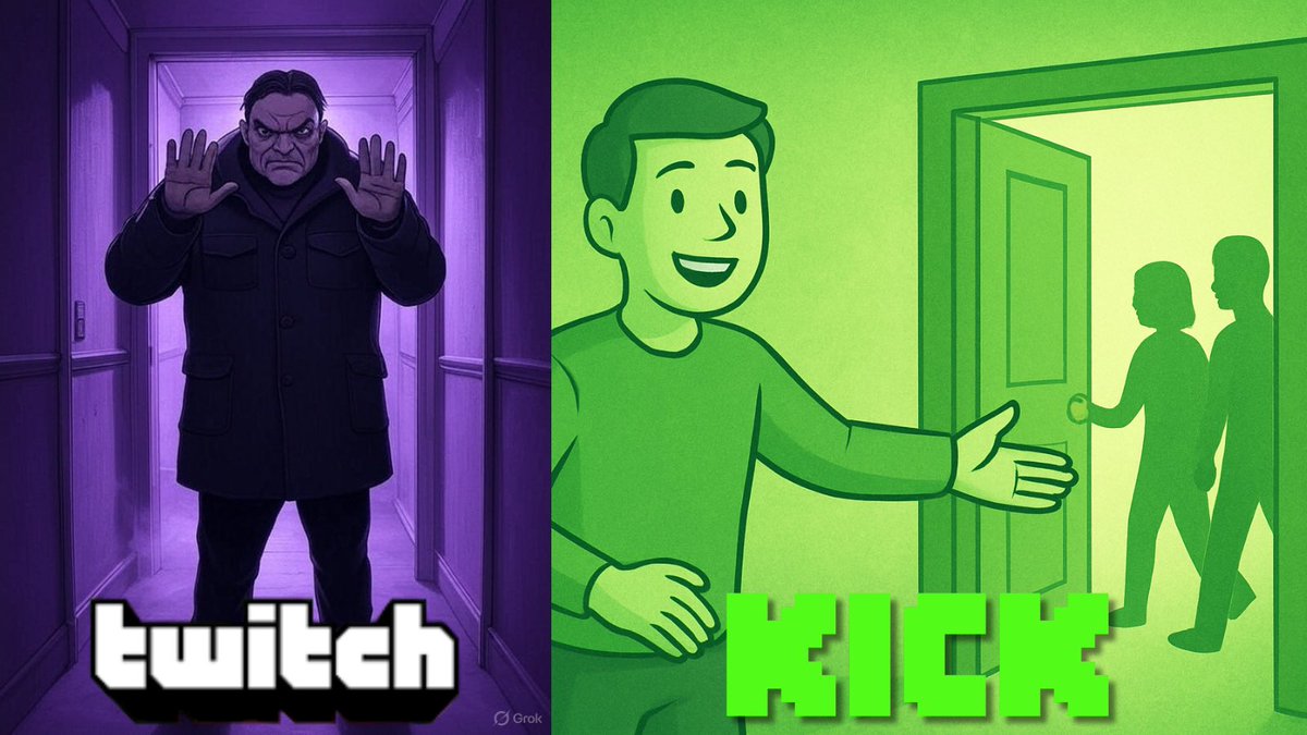 The feeling I get when I stream on <a href="/KickStreaming/">KICK</a> vs <a href="/Twitch/">Twitch</a>

I havnt done anything different, yet I’ve made more friends built a bigger community n generally enjoyed collaborating w/ other streamers more. 

Idk what it is about the <a href="/KickCommunity/">KICK Community</a> but they awesome!
<a href="/KickRetweetz/">KickRetweetz</a>