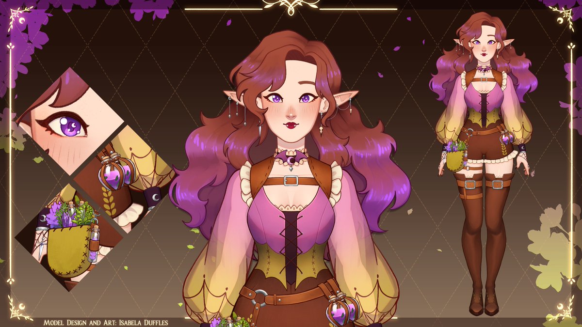 Puffy | Fantasy illustrator/Vtuber Model Artist 🌱 tweet media