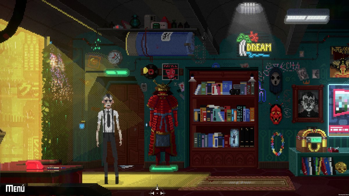 ¿Conocéis The White Cat’s Dark Affair?

Descubrí esta aventura narrativa que están preparando <a href="/RuberEaglenest/">Ruber Eaglenest ➡️ BCNgamefest</a>, <a href="/Dumaker/">Dumaker</a> y <a href="/LuukeClon/">IndieLuuke</a> hace poco y me tiene el hype por las nubes.

Eres un asesino a sueldo en un futuro distópico y la trama se desarrolla entre encargo y encargo... ⬇️