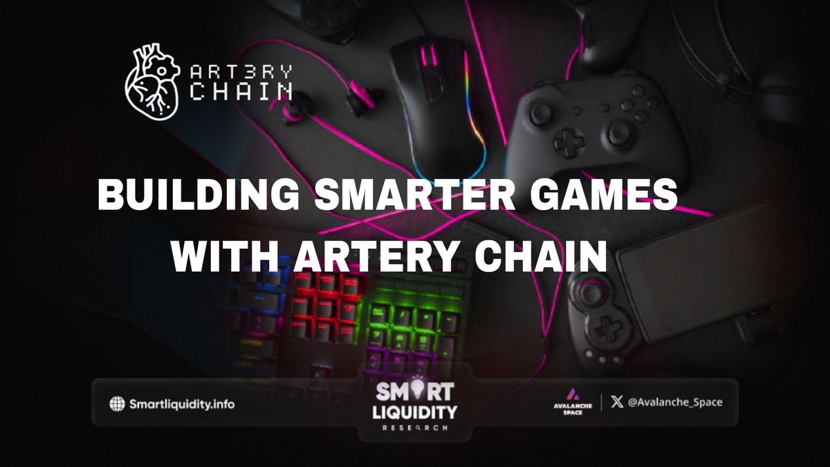 🎮 Meet <a href="/Artery_Chain/">Artery Chain</a> is a next-gen Layer 1 on @Avax, built for AI-powered Web3 gaming.

Artery Chain blends AI with gameplay, storytelling, &amp; NPCs for deeper immersion, while its $ARTERY token fuels gas, staking, rewards, NFTs, and creator tools that drive community growth.