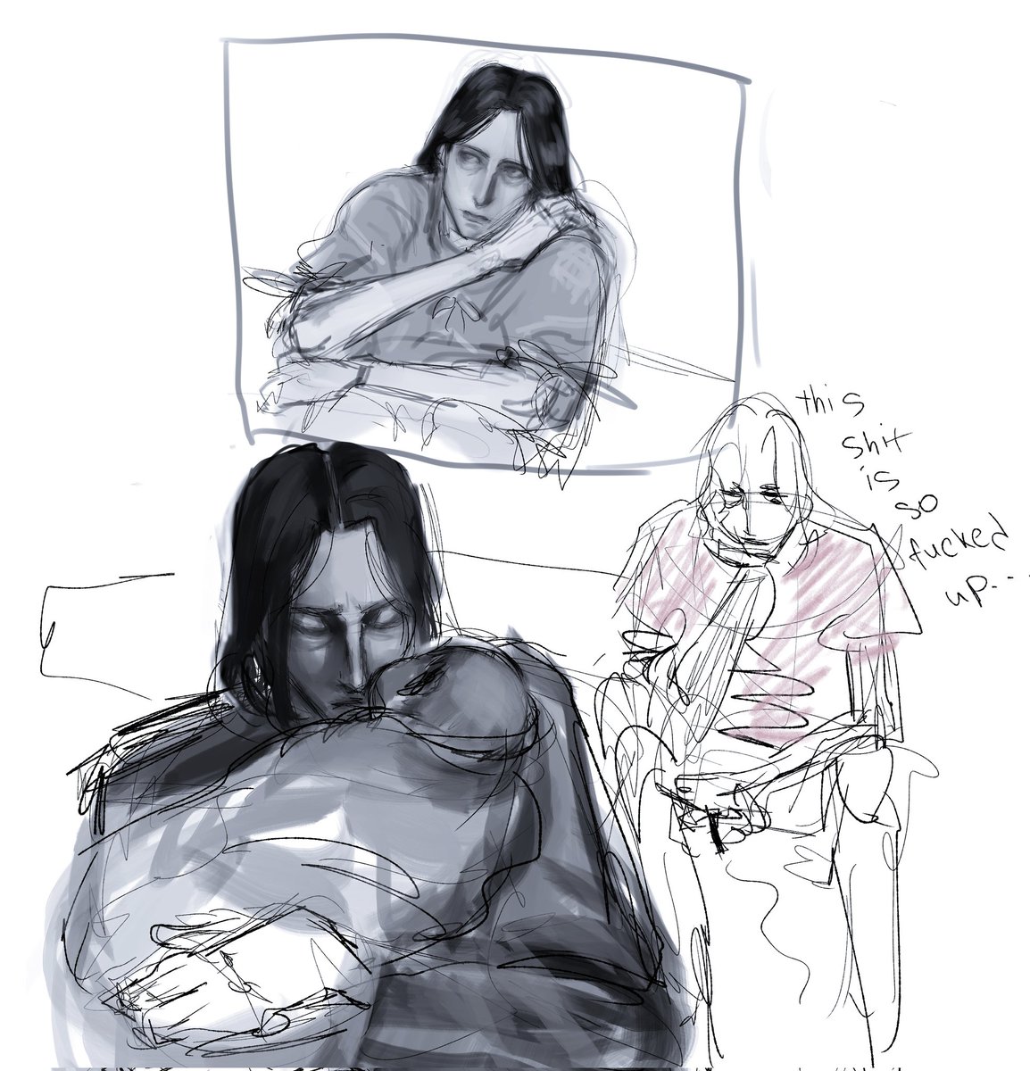WSeGETvJJ's tweet image. Mother&apos;s shirt, mother&apos;s love, mother&apos;s face, mother&apos;s hands

#severussnape #snape #hp #severitus