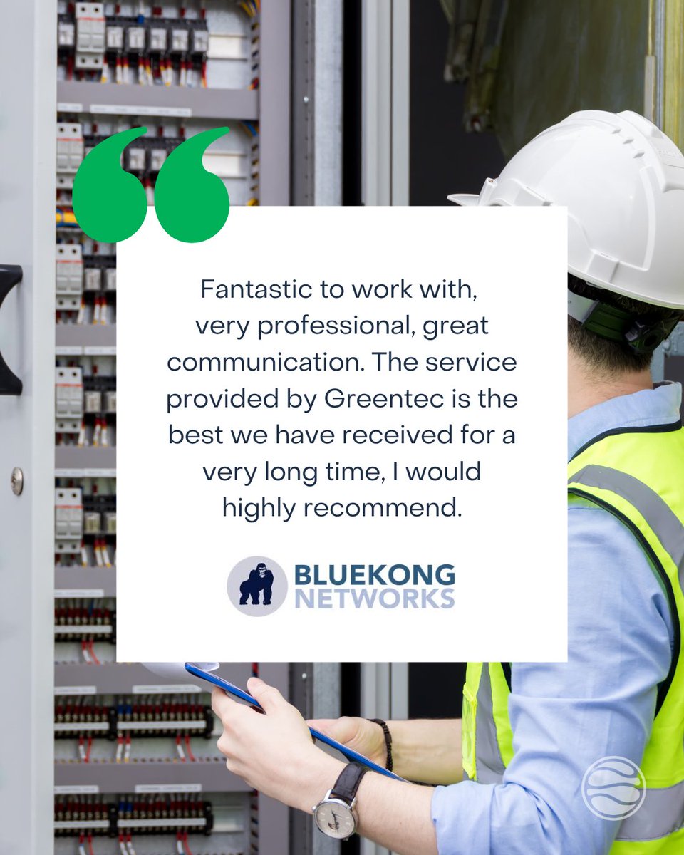 Meeting your goals is what drives the Greentec business. Thank you for putting your trust in us, BlueKong Networks.

Learn more about our services today! hubs.ly/Q03H-gDh0 

#ITAD #CircularEconomy #Sustainability #Security #Recycling #eWaste