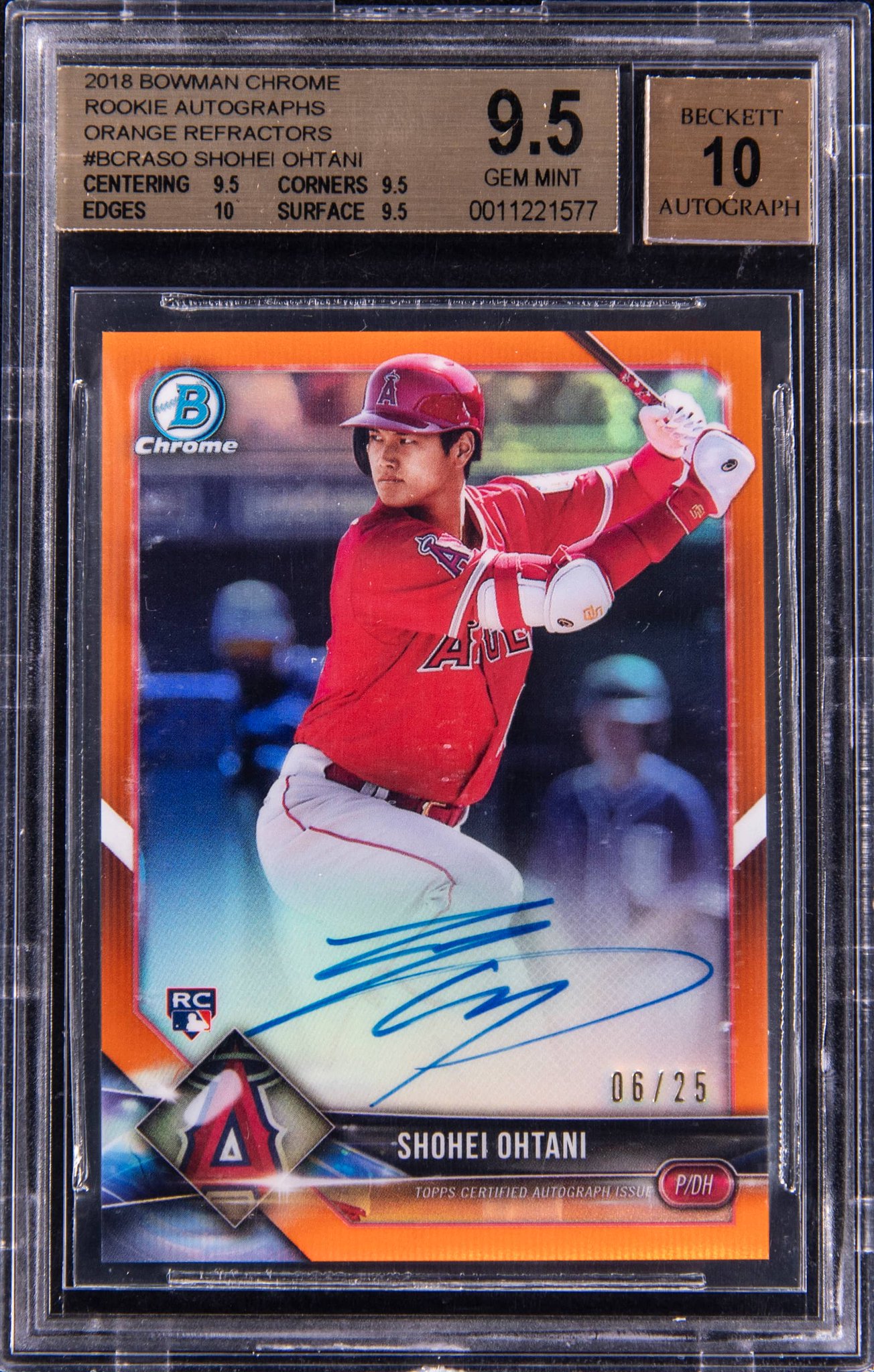 【Bowman Chrome 1/1  】田中将大 Beckett 9.5 NY Bowman Chrome 1/1 】田中将大 Beckett 9.5 NY