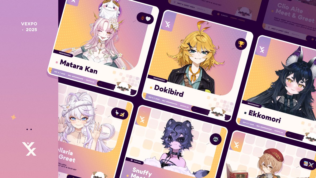 Excited to share that I was the lead designer for VeXpo 2025!! ✨
Here's a small look at some of the things I worked on :)

#VeXpo2025 🧡