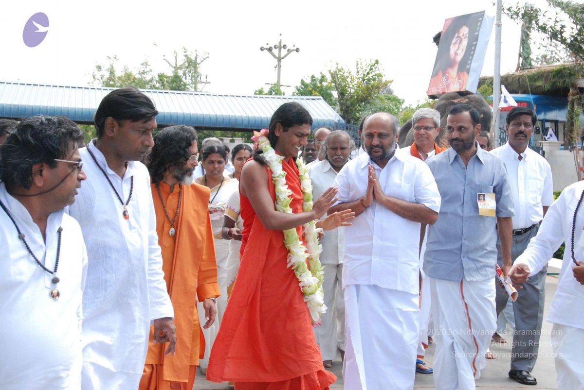SriNithyananda's tweet photo. THE SUPREME PONTIFF OF HINDUISM (SPH) BHAGAVAN SRI NITHYANANDA PARAMASHIVAM congratulates Hon. C. P. Radhakrishnan on assuming office as the 15th Vice President of the Republic of India. 

The SPH prays to Paramashiva and blesses him to be guided with strength, clarity, and responsibility in service to the nation.

May Paramashiva’s blessings always be upon him.

@CPRGuv