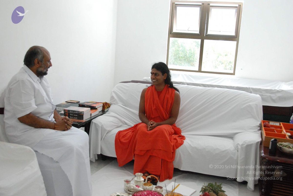 SriNithyananda's tweet photo. THE SUPREME PONTIFF OF HINDUISM (SPH) BHAGAVAN SRI NITHYANANDA PARAMASHIVAM congratulates Hon. C. P. Radhakrishnan on assuming office as the 15th Vice President of the Republic of India. 

The SPH prays to Paramashiva and blesses him to be guided with strength, clarity, and responsibility in service to the nation.

May Paramashiva’s blessings always be upon him.

@CPRGuv