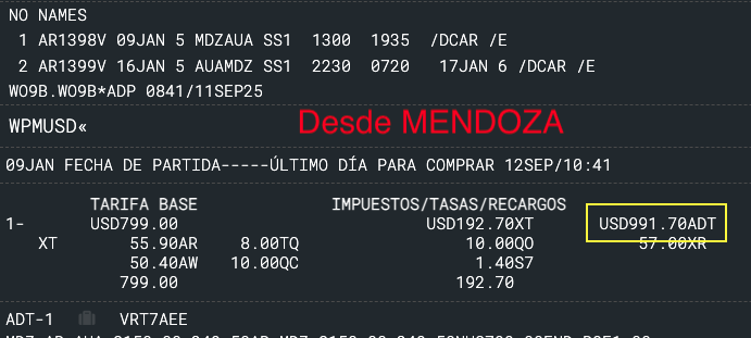 harrylpg's tweet photo. 🇦🇷🇦🇼 ARUBA: Nuevo vuelo de Aerolíneas Argentinas.
🟨 Solo disponible en la temporada de enero y febrero.

🗓️ Días y horarios
🔹 Desde Ezeiza (domingos, lunes y martes):
🛫 Sale 23:55 – Llega 07:00
🛬 Sale 08:34 – Llega 18:45

🔹 Desde Córdoba (todos los jueves):
🛫 Sale 14:30 – Llega 20:40
🛬 Sale 22:15 – Llega 06:45

🔹 Desde Mendoza (todos los viernes):
🛫 Sale 13:00 – Llega 19:30
🛬 Sale 22:30 – Llega 07:20

🤔Las 2 preguntas más comunes.

✍️ 1⃣ Harry, ¿pero cuánto valen?
🧳 Solo con mochila y carry on: desde USD 990
🧳🧳 Con equipaje completo: desde USD 1174
🟨Misma tarifa de cualquiera de las 3 ciudades.
🟨 Hay opciones Premium, pero no Ejecutiva.

✍️ 2⃣ Harry, ¿Aruba no es muy caro?
🖐️ Disclaimer: esta es mi humilde opinión.
👉 Ir a Aruba a un All Inclusive para mí es un desperdicio: es una isla con muchísimas playas y una gastronomía espectacular para salir a disfrutar.

🛏️ Mis hoteles recomendados (no es ranking):
5⭐️All Inclusive (pocos, muy buenos y caros):
🛎️ Riu Palace Antillas y Riu Aruba
🛎️ Divi Dutch Village Beach Resort
🛎️ Holiday Inn Resort Aruba
🛎️ Secrets Baby Beach Aruba (solo adultos)
🛎️ Barceló Aruba

🔹 Solo alojamiento:
3⭐️ Paradera Park Aruba, Arubiana Inn, Caribbean Palm Village Resort.
4⭐️ Hyatt Place Aruba, Renaissance Wind Creek Aruba Resort.
5⭐️ Joia Aruba by Iberostar, The Ritz-Carlton.

🔹 Tipo apartamentos:
🔑 The Palm Leaf Apartments
🔑 Aruba Tropic Apartments

🤔✍️ Sé que muchos de ustedes ya fueron a Aruba y tienen sus propias recomendaciones y los que quieran ir, les cotizo por DM o WP
¡Los leo! ⬇️