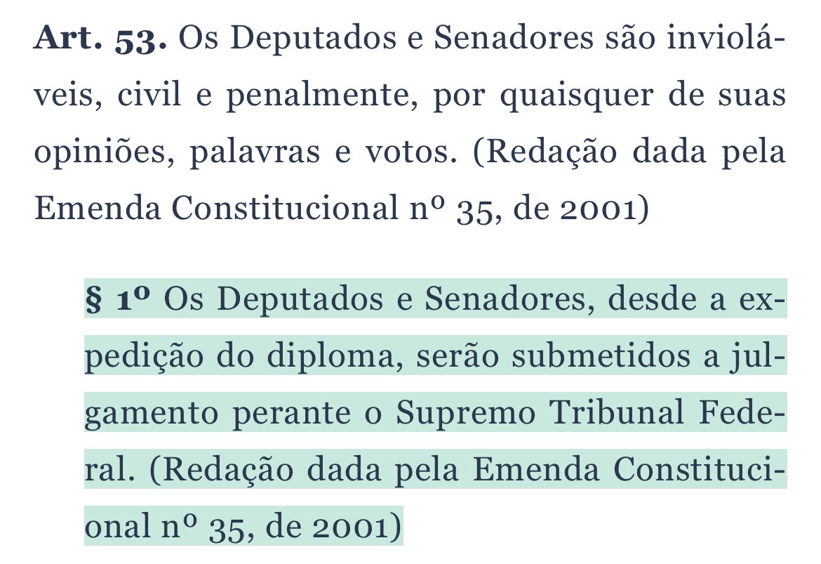 _vitormoraes's tweet photo. Fux disse que nenhum dos acusados tem foro privilegiado. Alexandre Ramagem é um dos acusados. Alexandre Ramagem é deputado federal. Diz a Constituição: https://t.co/DAe2edTa1H