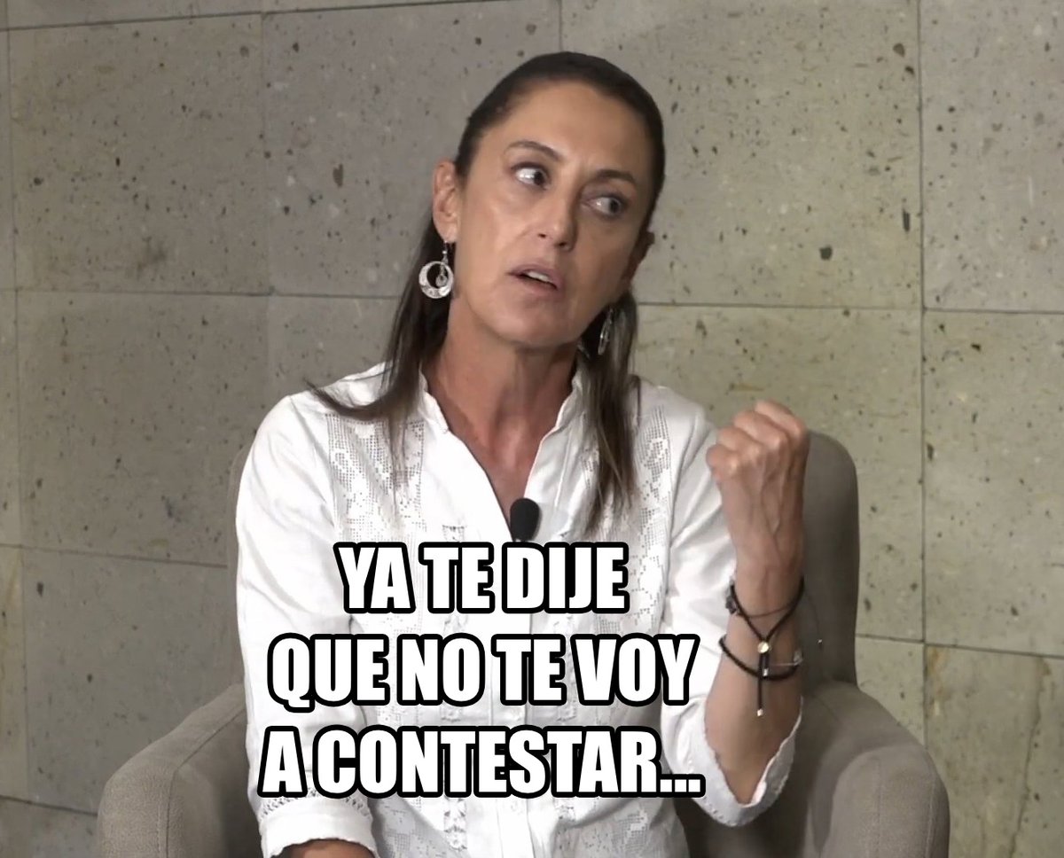 "La manera en que lo preguntas, no me parece correcta. Ya no te voy a contestar."

-<a href="/Claudiashein/">Claudia Sheinbaum Pardo</a>