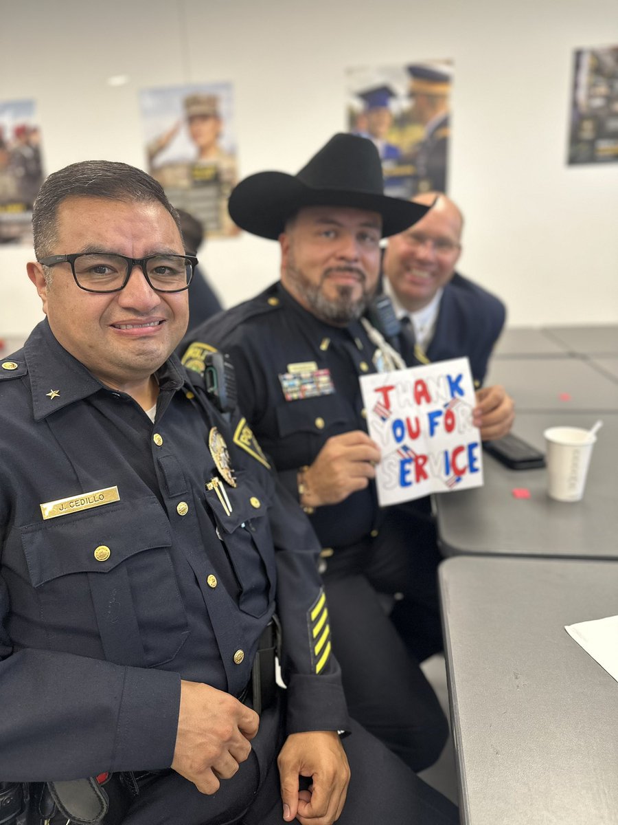 This morning I was part of the #911memorial Pinkston HS #SBLE #911Anniversary