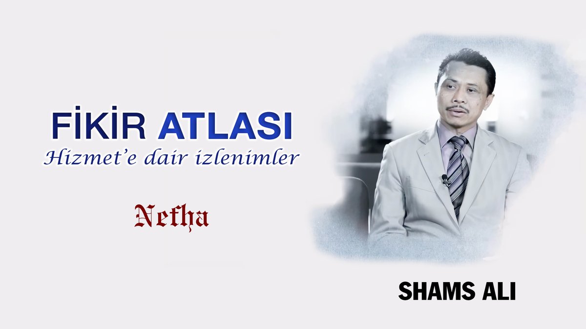 𝐅𝐈̇𝐊𝐈̇𝐑 𝐀𝐓𝐋𝐀𝐒𝐈  
Alanında uzman bilim insanlarının Fethullah Gülen Hocaefendi ve Hizmet'e dair izlenimlerini izlemek isteyenler için kaçırılmaması gereken bir yayın.  Konuşmacı: James Puglisi
youtu.be/iqBMbJgChTM