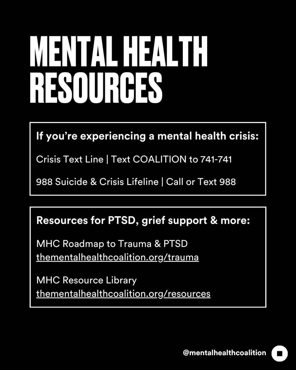 Never forget. If you're struggling on today's anniversary of the 9/11 attacks, know that mental health support is available. Swipe through these slides for resources.

--
MHC does not provide medical advice; this content is for informational purposes only.