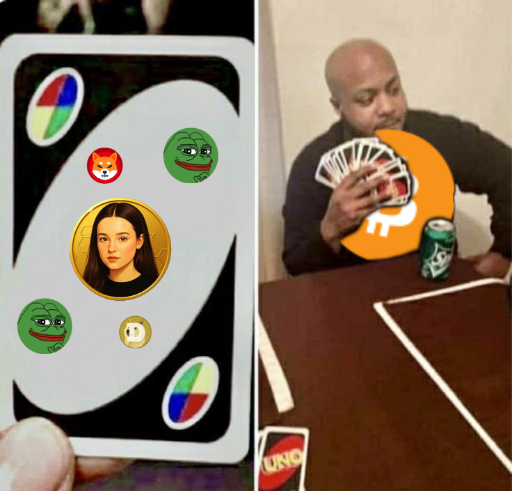 LastEllieCoin's tweet photo. When you have $LastEllieCoin, everyone else just draws cards!🚨
#Cryptomeme #HODL #MemeCoin #UnoReverse