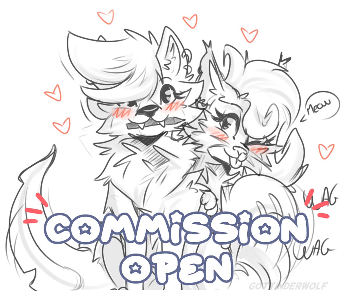 Hey there, my little wolves! 🥰
I'm opening up commissions!
 
Here's the form to fill out. There are 8 spots available!
You'll find the forms below!
Thank you for your trust 💕
forms.gle/4d5YqV93UtBzmh…