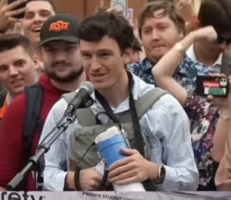 Why does the person of interest look like one of Charlie Kirk senators that got educated by Charlie?