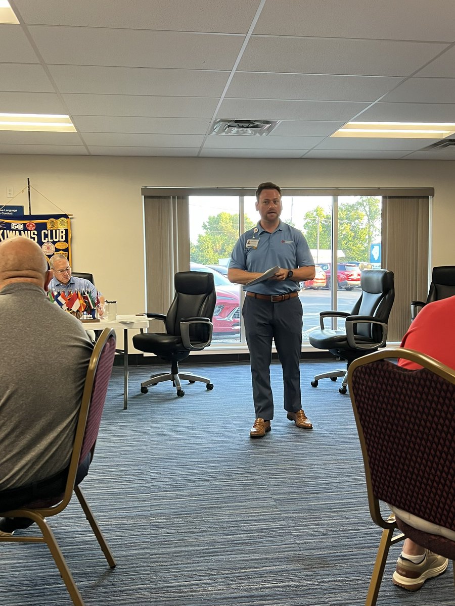 AMBirds_Decatur's tweet image. We welcomed Paul Lidy from DMH Memorial Health Foundation as our Speaker today.