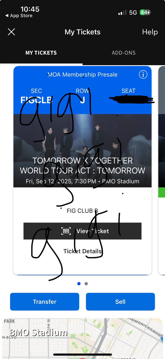 roj134340's tweet photo. Hello! I am selling my ticket for Tomorrow x Together tomorrow at the BMO stadium. 
-it’s a great view!
-selling it for $240 but lmk your budget and we can work it out!
-I bought another seat.
PLEASE DM ME I NEED IT GONE ASAP
#wtstxt #TXT_TOUR_ACTTOMORROW https://t.co/X6oSll0yUQ