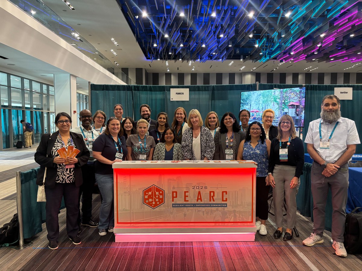 PEARC_Conf's tweet image. We now have amazing people who are making #PEARC26 an event to remember: pearc.acm.org/pearc26/commit… 🎉🎉🎉
We’re also looking for VOLUNTEERS to help make #PEARC26 a success! Sign up at docs.google.com/forms/d/e/1FAI…
#ResearchComputing #RCD #PEARC #ResearchData #HPC #Minneapolis2026