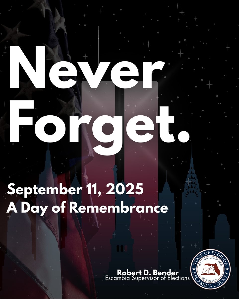 Today, 24 years later, we remember the lives lost and the actions of first responders on September 11, 2001. As a nation, we stand together to mourn the events of this infamous day and the lives tragically cut short.