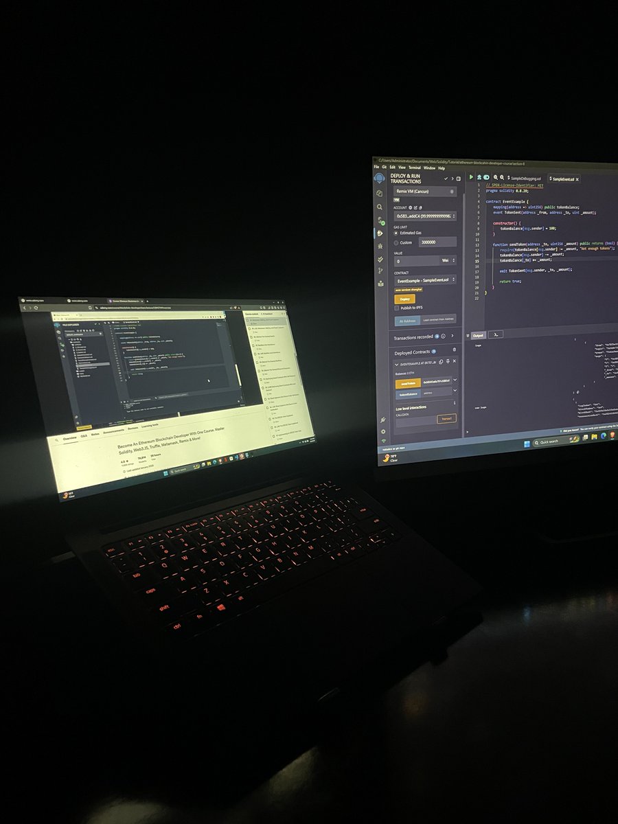 raheemdevs's tweet image. Back at it! 🚀 I’ve resumed my Web3 course on Udemy to sharpen and solidify my skills. Took a short break earlier to focus on school, but now it’s time to push forward again